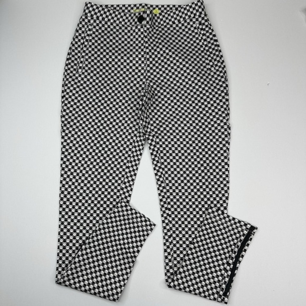 Betabrand Womens Small Long Cat Print Skinny Leg Pencil Dress Pant Yoga Pant NEW